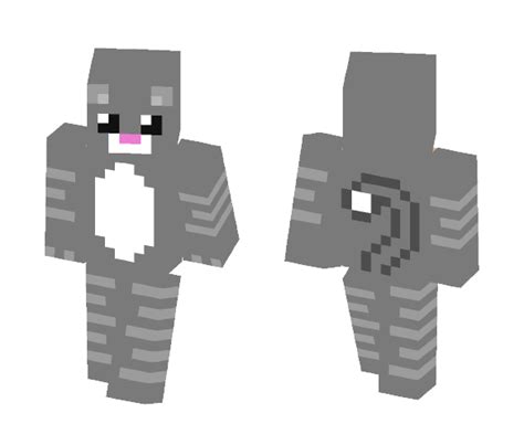 Download Grey Tabby Cat Minecraft Skin for Free. SuperMinecraftSkins