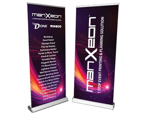 Roll Up Stand Banner Pull Up Display Printing Services