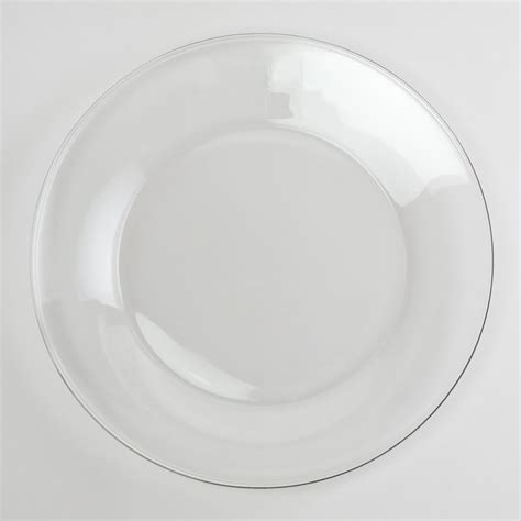 Clear Moderno Dinner Plate, Set of 4 | World Market | Plates, Dinner ...