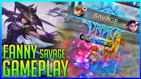 Fanny Gameplay #2 (MLBB GAMEPLAY SAVAGE) - YouTube