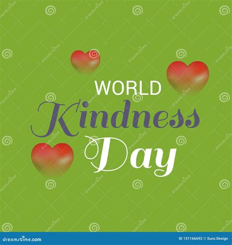 World Kindness Day. stock illustration. Illustration of editable ...