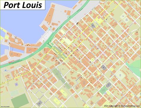 Port Louis Map | Mauritius | Maps of Port Louis