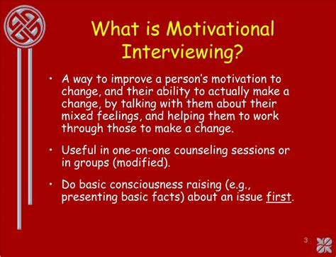 PPT - Using Motivational Interviewing Techniques in Health Promotion: The Basics PowerPoint ...