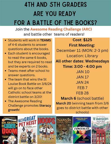 Battle of the Books – Battle of the Books – St. Louise School