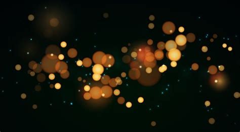 Free Vector | Bokeh lights effect on dark background | Bokeh lights ...