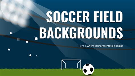 Soccer Field Background For Powerpoint