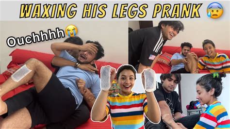 Prank- Waxing Prank on Saurav and Raghav - YouTube