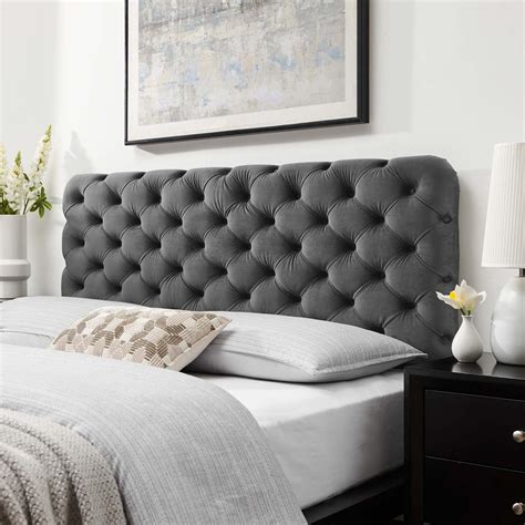 Modway Lizzy Tufted King/California King Performance Velvet Headboard ...