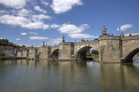 Old Main Bridge Wurzburg, Germany Editorial Photo - Image of stone, wurzburg: 45790136