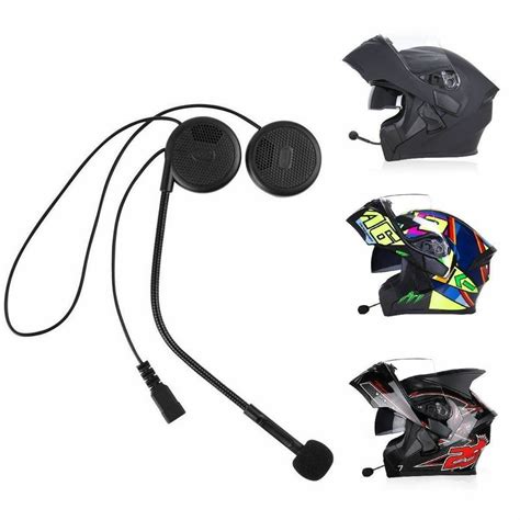 Hands Free Voice Command Motorcycle Helmet Bluetooth Headset Headphone ...