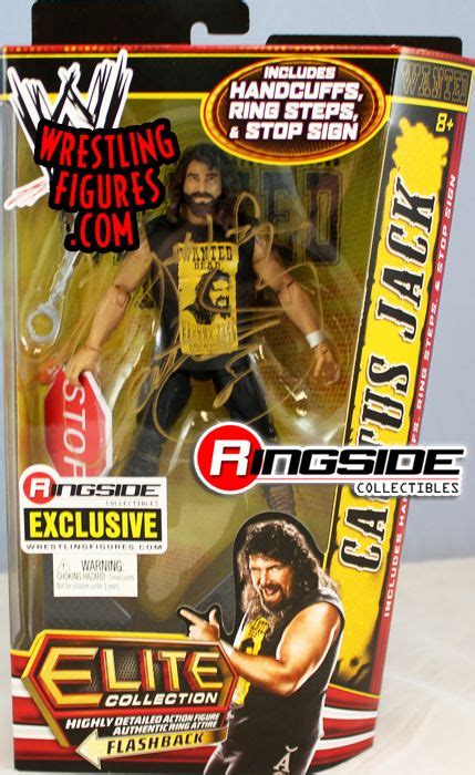 Cactus Jack - Ringside Exclusive (Gold) (Autographed Figure) | Ringside ...