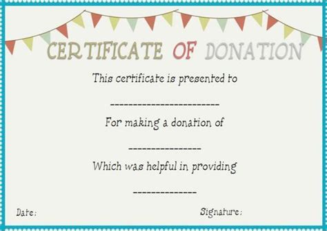 22 best Donation Certificate Templates images on Pinterest ...