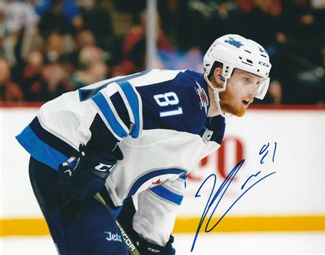 Autographed KYLE CONNOR 8X10 Winnipeg Jets Photo - Main Line Autographs