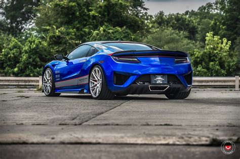 Glossy Blue Acura NSX Benefits from Contrasting Body Accents and Custom ...