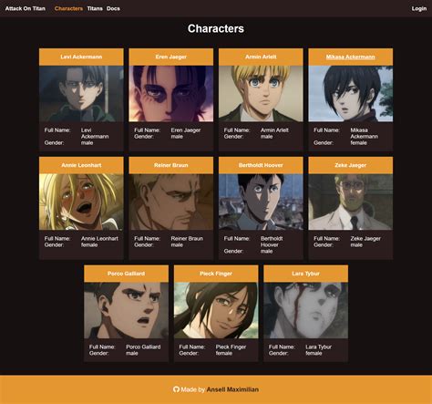 GitHub - AnsellMaximilian/aot-client: Vuejs application that consumes Attack on Titan API I ...