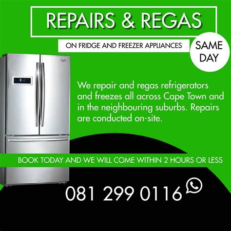 Cape Town fridge repairs and regassing onsite services.