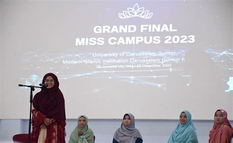 Canai Talenta Mahasiswi UNIDA dalam Miss Campus 2023 - Pondok Modern Darussalam Gontor