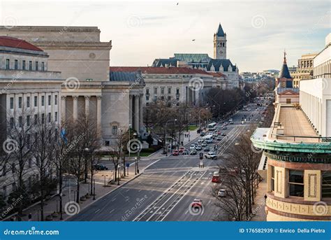 Streets of Washington Dc, Capital City Editorial Stock Image - Image of ...