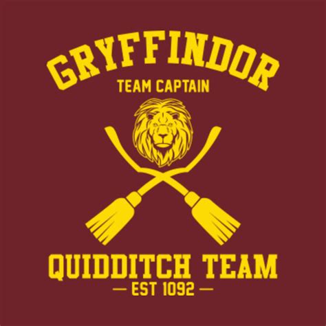 Gryffindor Quidditch Team - Gryffindor - T-Shirt | TeePublic