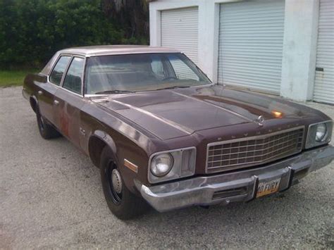 Sell used Plymouth Gran Fury PK 41 U code 440 Police Car 1976 in ...