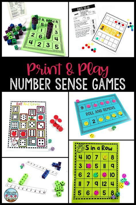 Number Sense Games and Centers to 20 bundle | Number sense ...