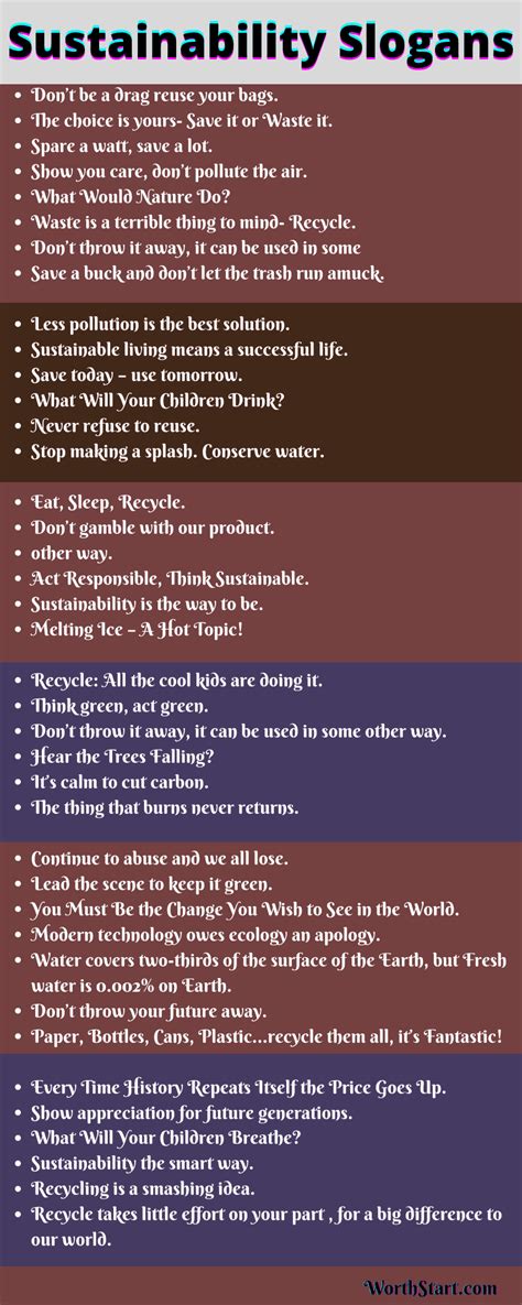 200+ Fantastic and Catchy Sustainability Slogans and Phrases