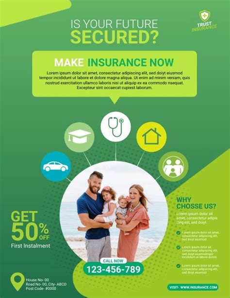 Insurance Flyer | Life insurance marketing ideas, Life insurance marketing, Insurance ads