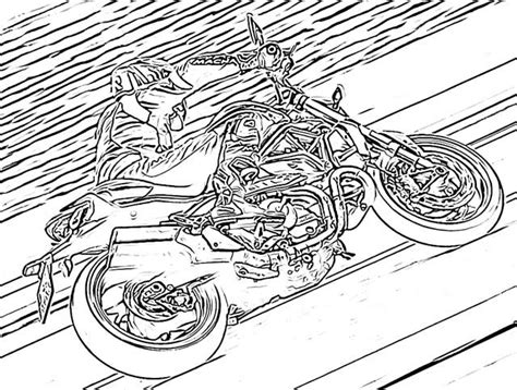 Kawasaki Ninja Coloring Pages