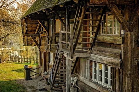 Free picture: old, wooden, house, structure, exterior, construction