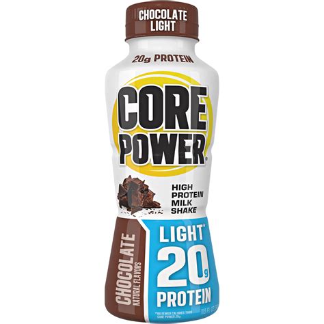 Core Power Chocolate Light High Protein Milk Shake, 11.5 Fl. Oz. - Walmart.com