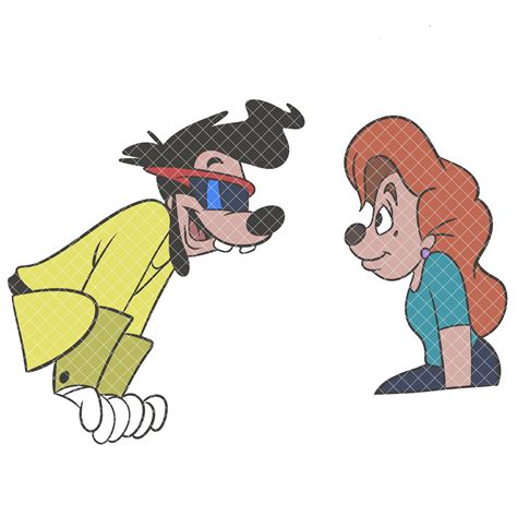 Goofy Movie Max & Roxanne Powerline SVG PNG Cricut - Etsy Denmark