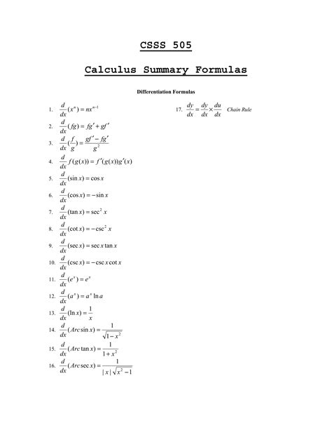 Maths Lover Calculus Formula.pdf : Free Download, Borrow, and Streaming : Internet Archive