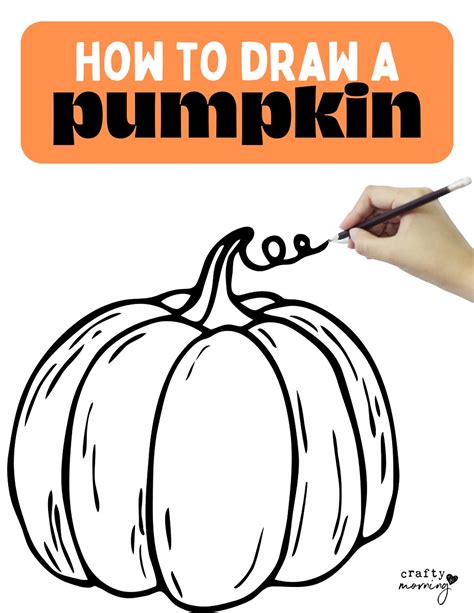 Halloween Pumpkin Drawing Easy