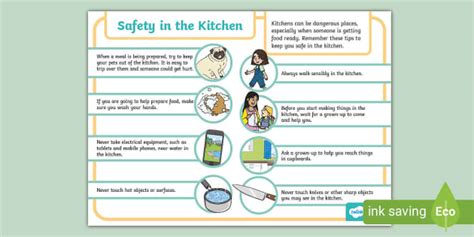 Kitchen Safety Poster | Display Resources (Teacher-Made)