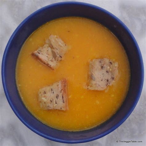 Squash Soup Ⓥ - The Veggie Table