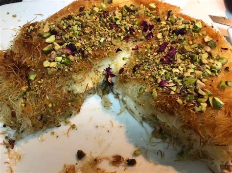 Easy Kunafeh Recipe with Mozzarella