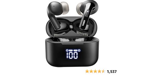 TOZO T20 Wireless Earbuds Bluetooth Headphones 48.5 Hrs Playtime with ...