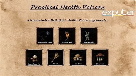 Skyrim: Health Potions [How To Make & Best Ingredients]