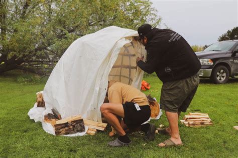 How to build a traditional smoking hut - Seven Generations Education Institute