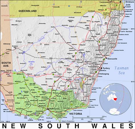 Printable Map Of Nsw - Printable Maps