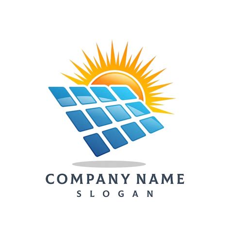 Solar panel logo Vector | Premium Download
