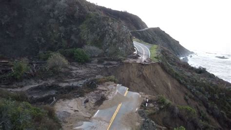 California’s Highway 1: Section of road collapses into ocean | Video