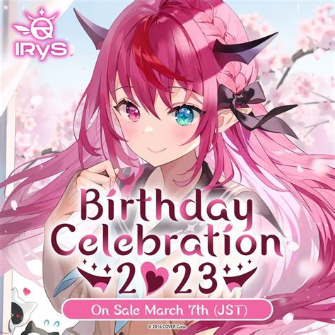 IRyS Hololive 2023 Birthday Celebration Birthday Goods, Hobbies & Toys ...