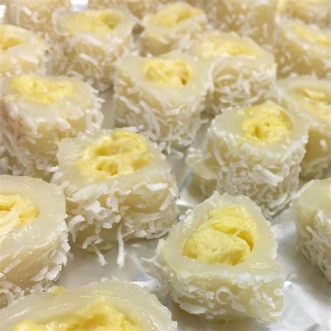 Homemade Durian Mochi Rolls made by @pierrekan. The perfect sweet bite ...