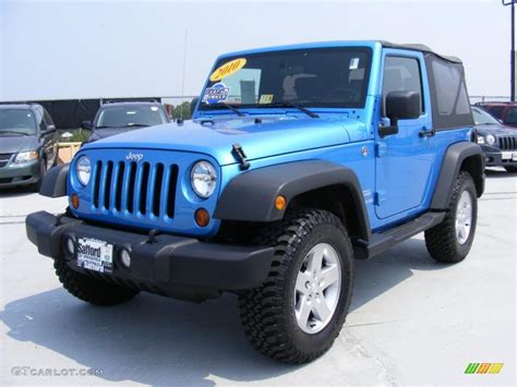 2010 Surf Blue Pearl Jeep Wrangler Sport Islander Edition 4x4 #32808498 ...