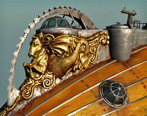 steampunk steam submarine 3d model | Steampunk ship, Steampunk machines, Steampunk