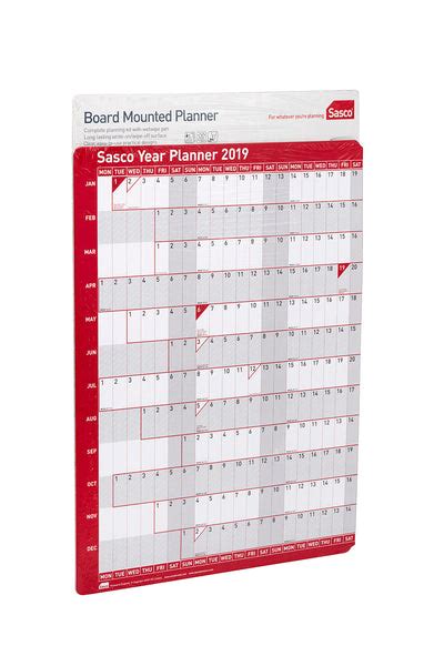 Sasco Mounted Year Planner 2019 – Sasco Planners