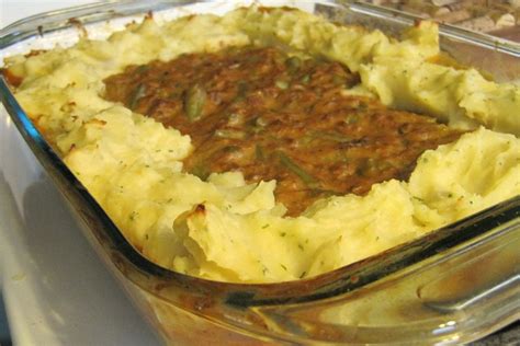 Green Bean “Hamburger” Pie — I just love this dish. I feel like ...