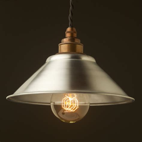 Galvanised steel light shade 190mm Pendant