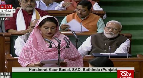 Union Minister Harsimrat Kaur Badal resigns fin protest against farm bills – Way2Barak